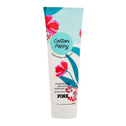 Victoria´s Secret Pink Cotton Poppy dámské tělové mléko 236 ml pro ženy