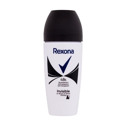 Rexona MotionSense Invisible Black + White dámský antiperspirant deodorant roll-on 50 ml pro ženy