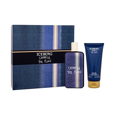 Iceberg Change The Flow pánská dárková sada toaletní voda 100 ml + sprchový gel 100 ml pro muže