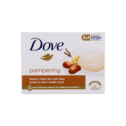Dove Pampering Beauty Cream Bar dámské hydratační a vyživující tuhé mýdlo 90 g pro ženy