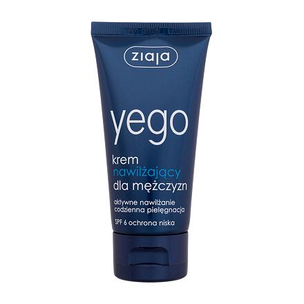 Ziaja Men (Yego) Moisturizing Cream SPF6 pánský hydratační pleťový krém s matujícím účinkem 50 ml pro muže