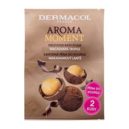 Dermacol Aroma Moment Macadamia Truffle unisex pěna do koupele s vůní makadamiového lanýže 2x15 ml unisex
