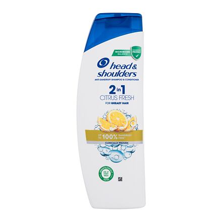Head & Shoulders Citrus Fresh 2in1 unisex šampon a kondicionér na mastné vlasy a lupy 360 ml unisex