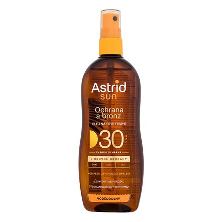Astrid Sun Spray Oil SPF30 unisex voděodolný olej na opalování ve spreji 200 ml