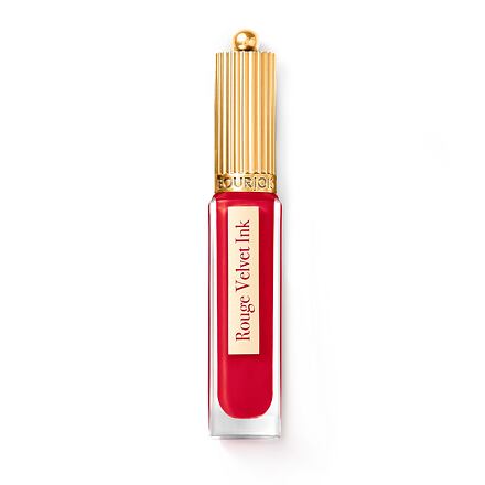 BOURJOIS Paris Rouge Velvet Ink dámská matná tekutá rtěnka 3.5 ml odstín červená