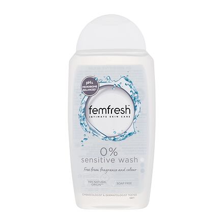 Femfresh 0% Sensitive Wash šetrný intimní mycí gel pro citlivou pokožku 250 ml pro ženy