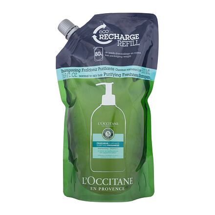 L'Occitane Aromachology Purifying Freshness dámský osvěžující šampon pro normální až mastné vlasy 500 ml pro ženy