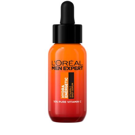 L'Oréal Paris Men Expert Hydra Energetic Vitamin C Shot Serum pánské rozjasňující a vyhlazující pleťové sérum 30 ml pro muže