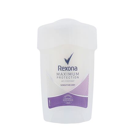 Rexona Maximum Protection Sensitive Dry dámský antiperspirant krémový deodorant 45 ml pro ženy