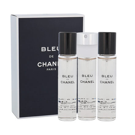 Chanel Bleu de Chanel pánská toaletní voda náplň 3x20 ml pro muže