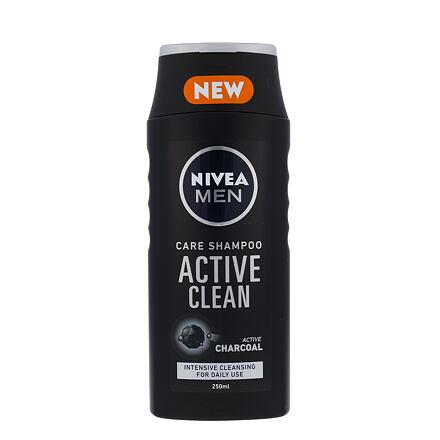 Nivea Men Active Clean pánský šampon s aktivním uhlím 250 ml pro muže