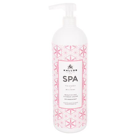 Kallos Cosmetics SPA Beautifying Shower Cream dámský vyživující sprchový krém 1000 ml pro ženy
