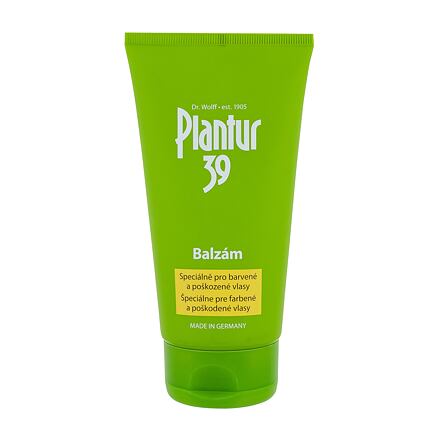 Plantur 39 Phyto-Coffein Colored Hair Balm dámský balzám pro barvené a poškozené vlasy 150 ml pro ženy