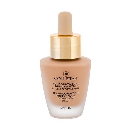 Collistar Serum Foundation Perfect Nude SPF15 rozjasňující make-up s kapátkem 30 ml odstín 1 ivory