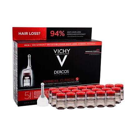 Vichy Dercos Aminexil Clinical 5 pánský komplexní péče proti vypadávání vlasů 21x6 ml pro muže