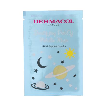 Dermacol Beautifying Peel-off Metallic Mask Cleansing dámská čisticí slupovací maska 15 ml pro ženy