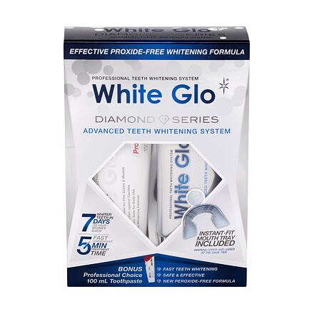 White Glo Diamond Series Advanced teeth Whitening System dárková sada bělicí gel 50 ml + zubní pasta Professional Choice 100 ml poškozená krabička