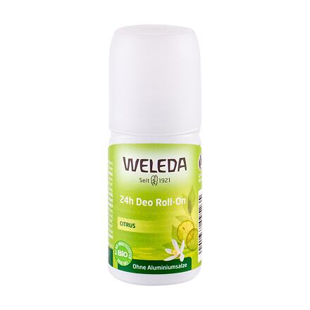 Weleda Citrus 24h Deo Roll-On dámský citrusový deodorant bez hliníkových solí 50 ml pro ženy