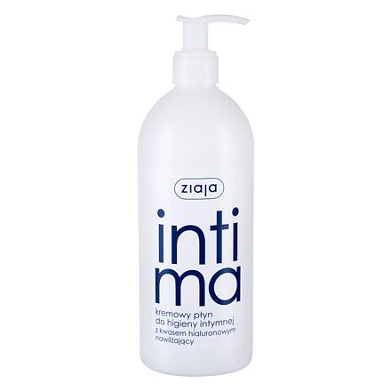 Ziaja Intimate Creamy Wash With Hyaluronic Acid hydratační krémová hygiena pro zklidnění a ochranu 500 ml pro ženy