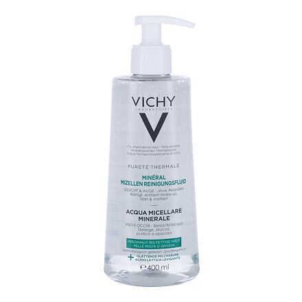 Vichy Pureté Thermale Mineral Water For Oily Skin dámská minerální micelární voda pro mastnou pleť 400 ml pro ženy