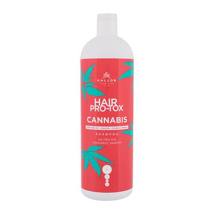 Kallos Cosmetics Hair Pro-Tox Cannabis dámský šampon pro poškozené vlasy 1000 ml pro ženy