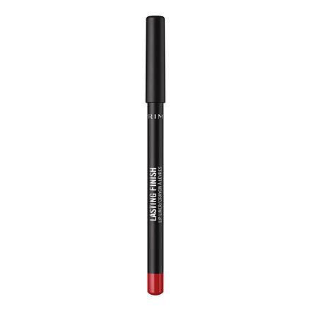 Rimmel London Lasting Finish dámská dlouhotrvající tužka na rty 1.2 g odstín červená