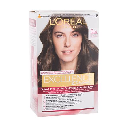 L'Oréal Paris Excellence Creme Triple Protection dámská barva na vlasy 48 ml odstín hnědá pro ženy