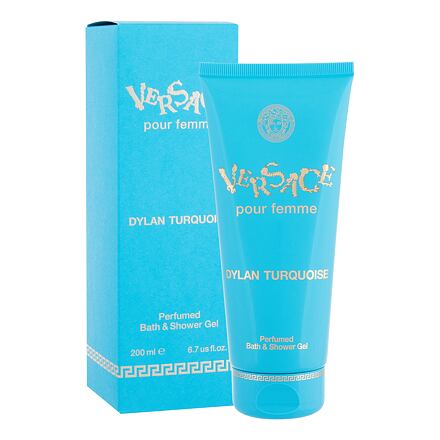 Versace Pour Femme Dylan Turquoise dámský sprchový gel 200 ml pro ženy