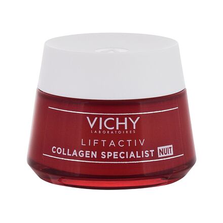 Vichy Liftactiv Collagen Specialist Night dámský noční obnovující krém proti vráskám 50 ml pro ženy