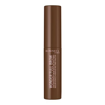 Rimmel London Wonder Full Brow dámská voděodolná dlouhotrvající řasenka na obočí 4.5 ml odstín hnědá