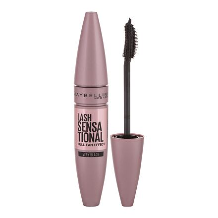 Maybelline Lash Sensational dámská řasenka pro objem a prodloužení řas 9.5 ml odstín černá