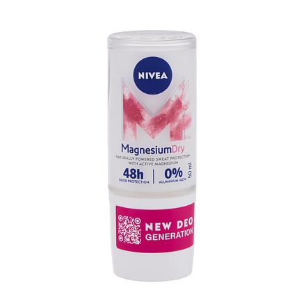Nivea Magnesium Dry dámský antiperspirant deodorant roll-on bez obsahu hliníku 50 ml pro ženy