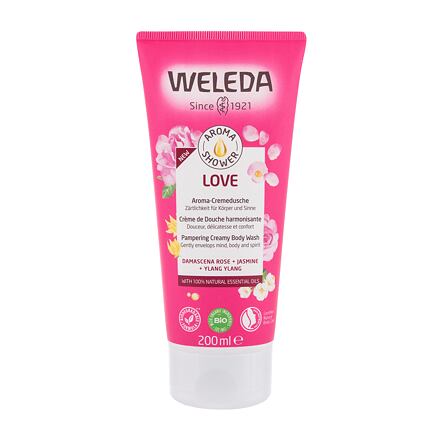 Weleda Aroma Shower Love dámský rozmazlující sprchový krém pro ochranu před vysoušením pokožky 200 ml pro ženy