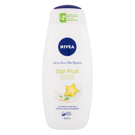 Nivea Star Fruit & Monoi Oil dámský krémový sprchový gel s olejem monoi 500 ml pro ženy