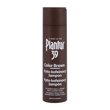 Plantur 39 Phyto-Coffein Color Brown dámský barevný fyto-kofeinový šampon pro hnědý odstín vlasů 250 ml pro ženy