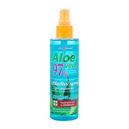 Vivaco VivaPharm Aloe Vera Cooling Spray unisex zklidňující chladivý sprej po opalování, holení a bodnutí hmyzem 200 ml