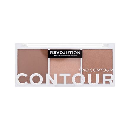 Revolution Relove Colour Play Contour Trio konturovací paletka 6 g odstín Baked Sugar