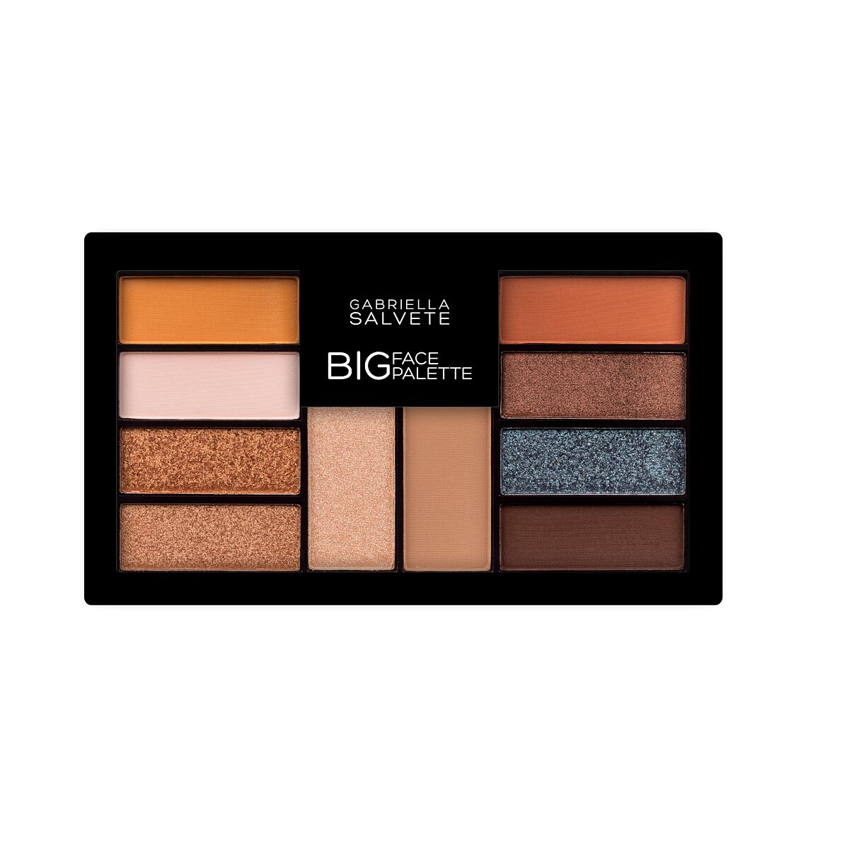 Gabriella Salvete Big Face Palette paletka očních stínů, bronzeru a rozjasňovače 20 g odstín paletka barev