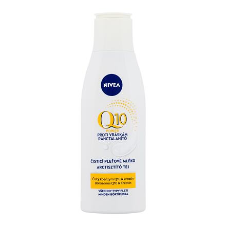Nivea Q10 Plus dámské protivráskové čisticí mléko 200 ml pro ženy