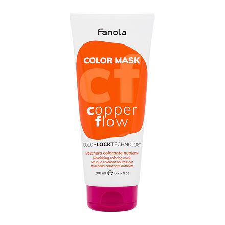 Fanola Color Mask dámská vyživující a barvicí maska na vlasy 200 ml odstín oranžová pro ženy