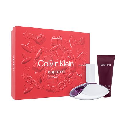 Calvin Klein Euphoria dámská dárková sada parfémovaná voda 100 ml + tělové mléko 100 ml pro ženy
