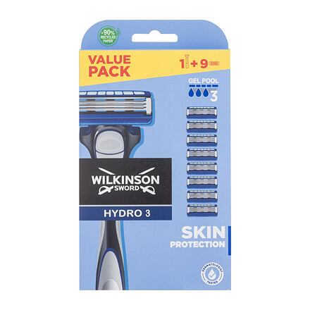 Wilkinson Sword Hydro 3 pánský sada: holicí strojek 1 ks + náhradní hlavice 8 ks pro muže