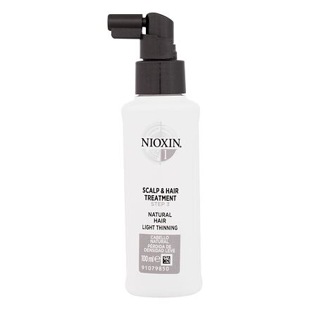 Nioxin System 1 Scalp & Hair Treatment dámský objemová bezoplachová péče pro jemné a řídnoucí vlasy 100 ml