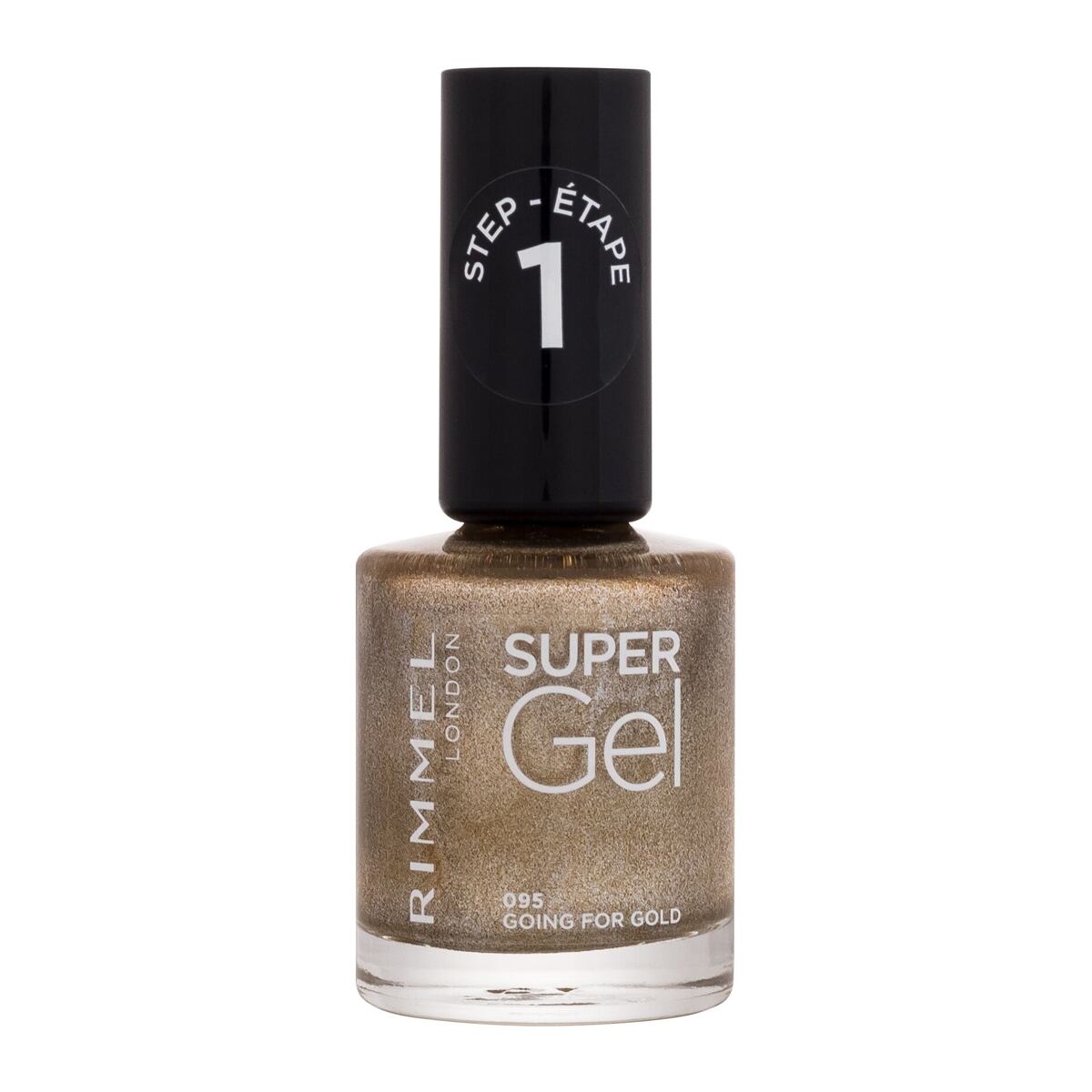 Rimmel London Super Gel STEP1 gelový lak na nehty 12 ml odstín zlatá