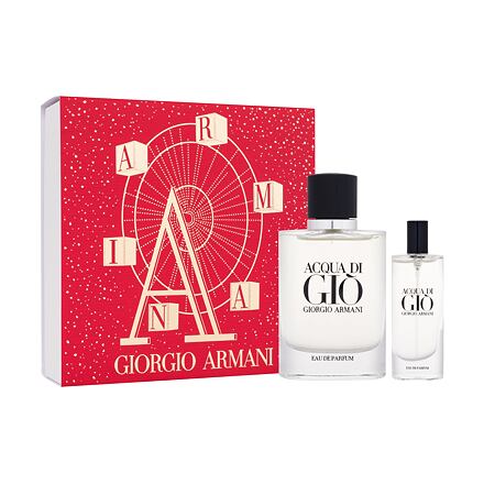 Giorgio Armani Acqua di Giò pánská dárková sada parfémovaná voda 75 ml + parfémovaná voda 15 ml pro muže