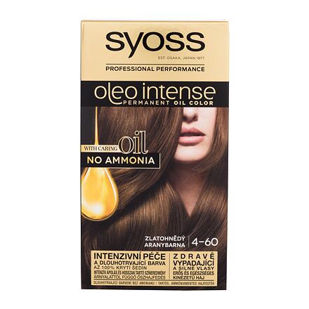 Syoss Oleo Intense Permanent Oil Color dámská permanentní olejová barva na vlasy bez amoniaku 50 ml odstín hnědá pro ženy