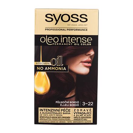 Syoss Oleo Intense Permanent Oil Color dámská permanentní olejová barva na vlasy bez amoniaku 50 ml odstín červená pro ženy