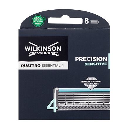 Wilkinson Sword Quattro Essential 4 pánský sada náhradních břitů 8 ks pro muže
