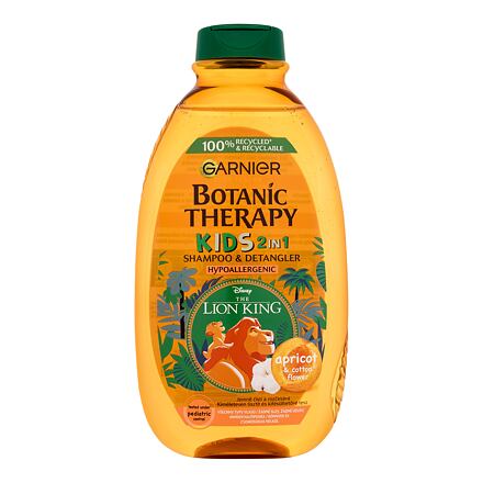 Garnier Botanic Therapy Kids Lion King Shampoo & Detangler dětský šampon 2v1 s vůní meruňky a bavlníkového květu 400 ml pro děti