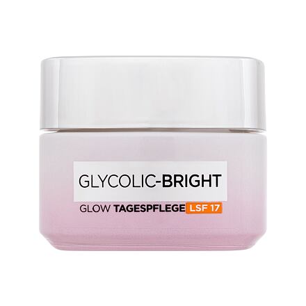 L'Oréal Paris Glycolic-Bright Glowing Cream Day SPF17 dámský rozjasňující denní pleťový krém 50 ml pro ženy